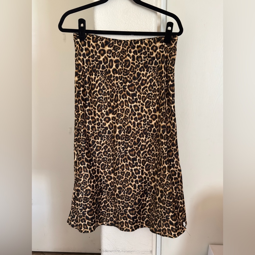 Leopard Print Skirt by Forgotten Grace